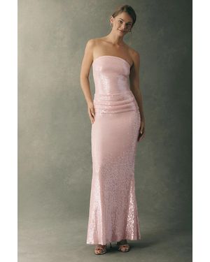 Mare Mare Sequin Strapless Maxi Dress - Multicolor