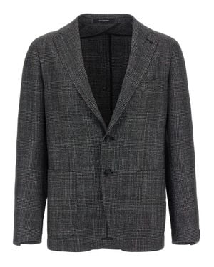 Tagliatore Virgin Wool Blazer - Black