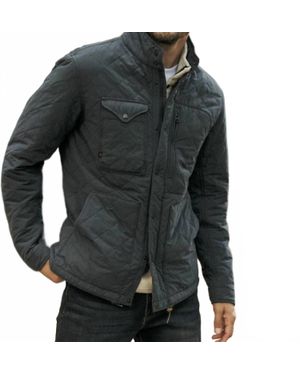 Relwen Quilted Tanker Jacket - Black