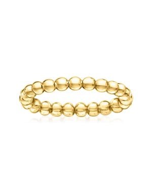 Canaria Fine Jewelry Canaria 3Mm 10Kt Bead Stretch Ring - Metallic