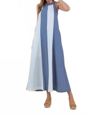 Doe And Rae Hamptons Maxi Dress - Blue