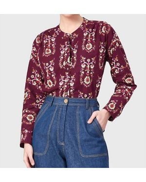 Livro Bramble Motifs Bradley Shirt - Red