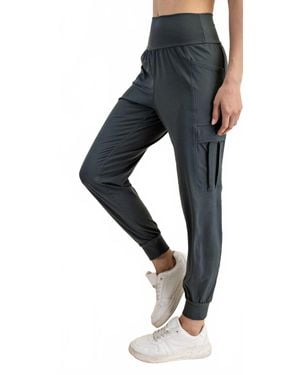 Rae Mode Plus Size Butter Jogger With Side Pockets - Black