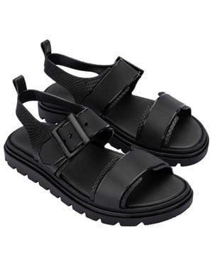 Melissa Connection Papete Sandal - Black