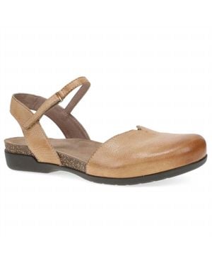 Dansko Rowan Distressed Sandal - Brown
