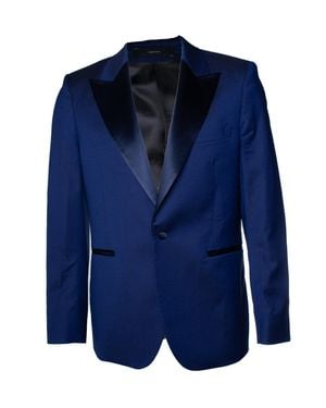 Paul Smith Shiny Blazer - Blue