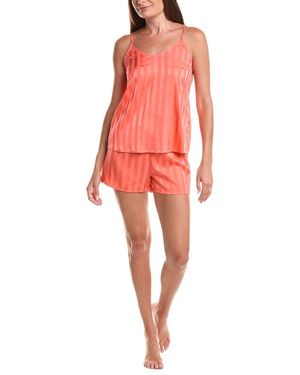 Splendid 2Pc Cami & Boxer Set - Red