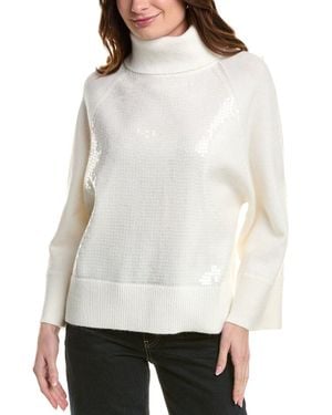 Joseph Ribkoff Turtleneck Sweater - White