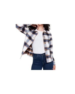 Charlie b Reversible Plaid Jacket - Black