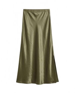 Lamade Doris Silky Slip Skirt - Green