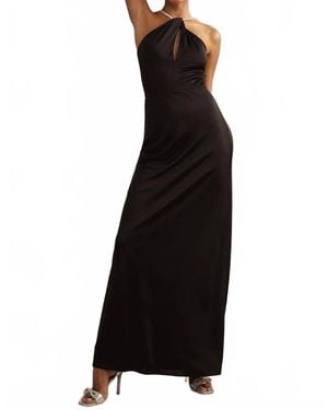 ML Monique Lhuillier Kara Sleeveless Long Dress - Black