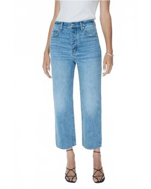 Pistola Cassie Crop Jeans - Blue