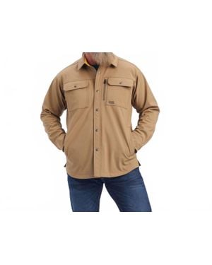 Ariat Rebar Durastretch Utility Softshell Shirt Jacket - Blue