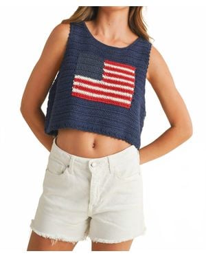 Klesis America Knit Tank - Blue