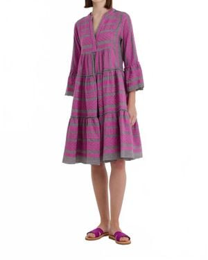 Devotion Twins Ella Dress Midi Dress - Purple