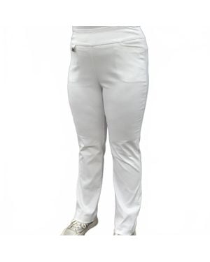 Lulu-B Pull-On Ankle Pant - Gray