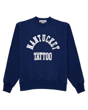 Firstport Nantucket Tattoo Sweater - Blue