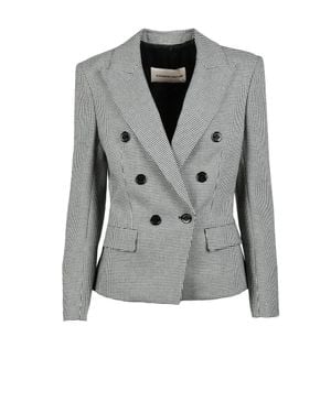 Alexandre Vauthier Double-Breasted Viscose Wool Jacket - Gray
