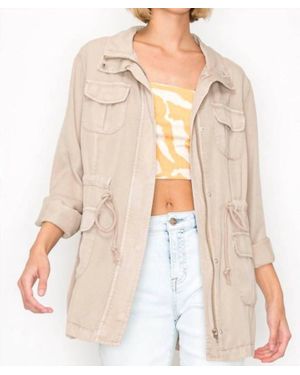 Risen Tencel Anorak Jacket - Natural