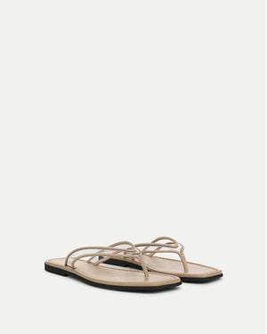 Veronica Beard Clea Flip Flop Sandal - White