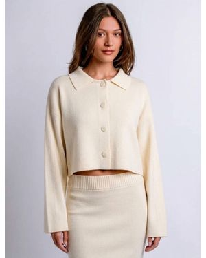 Kerisma Issa Sweater Jacket - White