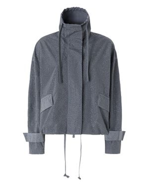 Pinko Asphalt Perforated Hoodie - Blue