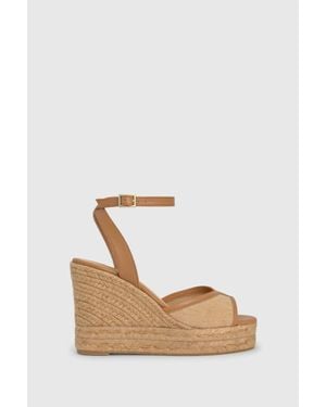 Castañer Brigitte Canvas And Nappa Leather Espadrilles - White