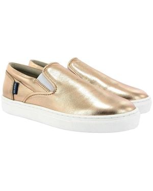 ATLANTA MOCASSIN Leather Sneaker - White