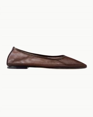 Dear Frances Balla Mesh Flat - Brown
