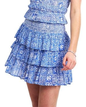 Roberta Roller Rabbit Flores Tile Siggy Skirt - Blue