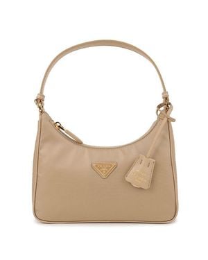 Prada Re-Edition Re-Nylon Mini Bag - Natural