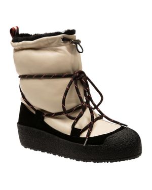 Bally Candye Lamb Nappa Leather Winter Boots - Black
