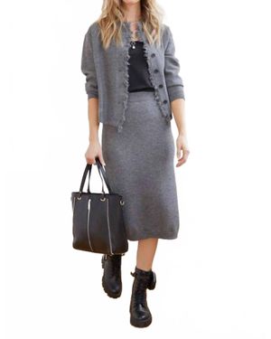 Coco + Carmen Celleste Sweater Skirt Set - Blue