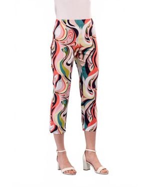 Insight Printed Techno Pucci Print Pants - Red