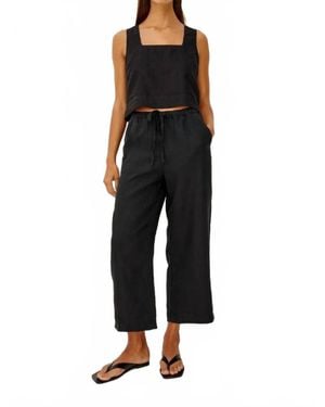 Rails Emmie Crop Wide Leg Pants - Black