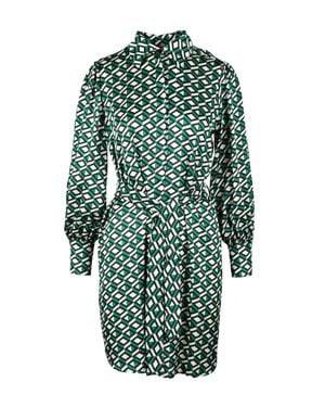 Think! Polyester Dress - Green