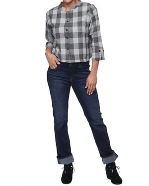 Tulip Clothing Dakota Jacket Top - Blue
