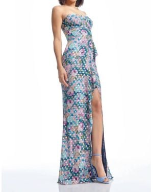 Dress the Population Kai Dress - Blue