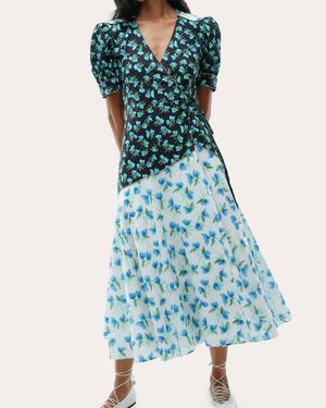 De Loreta Luisa Midi Dress - Blue