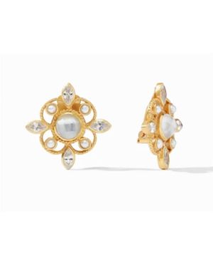 Julie Vos Monaco Clip Earrings - Metallic