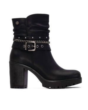 Xti Refresh Ankle Booties - Black