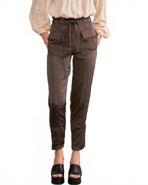 Nekane NKN Santa Satin Cargo Pant - Brown