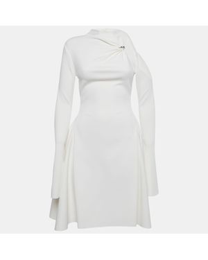 Chats by C.Dam Chats By C. Dam Jersey Dress And Cut-Out Skirt Set - White