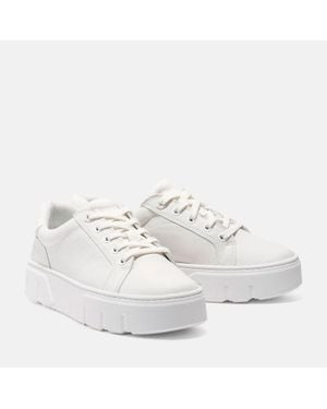 Timberland Laurel Court Low Tb0A61Fgem2 Platform Shoe Tf10021 - White