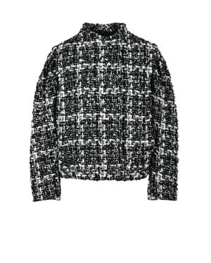 IRO Bouclé Coat - Black