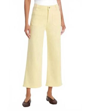 FRAME Anchor Cropped Pant - Yellow