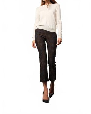 Avenue Montaigne Leo Flare Cut Pants - Black
