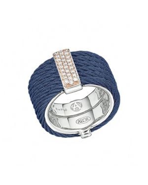 Alor Wide Band Ring - Blue