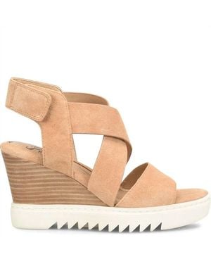 Söfft Uxley Platform Sandal - Natural