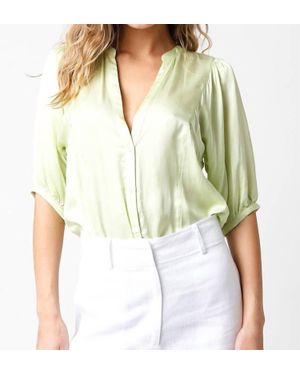 Olivaceous Bright Ideas Top - Green